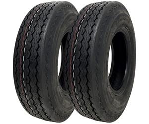 Wanda 4.80/4.00-8 Pneumatico per rimorchio a 6 strati, ad alta velocità, marcato E, legale su strada (set da 2)