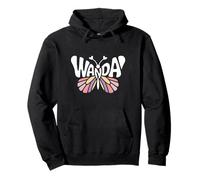 Wanda Butterfly - Personalizzato Carino Nome Word Art Felpa con Cappuccio