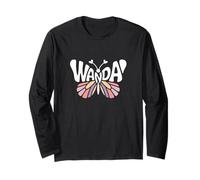 Wanda Butterfly - Personalizzato Carino Nome Word Art Maglia a Manica