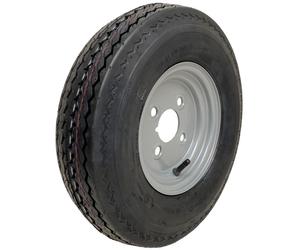 Wanda Tyre 4.80/4.00-8 Pneumatico Ruota Carrello 6PR Su Cerchio Nuovo
