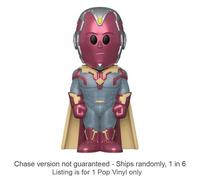 WandaVision Vision Vinyl Soda Chase spedisce 1 su 6 action figure da collezione