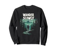 Wander Slowly Trekking Lento Natura Calma Felpa