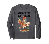 Wander The Rusty Trails, appassionato di Escursionismo nel Deserto, con Uccelli da Corsa Maglia a Manica