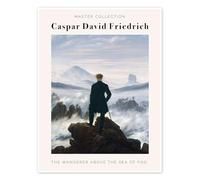Wanderer above the Sea of Fog, 1818 Poster di Caspar David Friedrich 60 x 80 cm Persone Decorazione per pareti