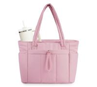 Wandering Nature Borsa tote con porta tazza Stanley, scomparto per laptop e custodia trolley per lavoro, università, viaggi