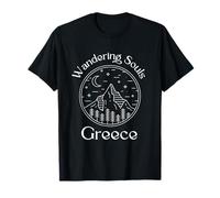 Wandering Souls Grecia Vacanza Viaggio Maglietta