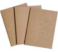 Wanderings Blank A6 Size Travelers Notebook Inserts | 4.1" x 5.8" / 10.5cm x 15cm | 100 gsm Paper | 3 Hand-Stitched Booklets / 180 Pages | Travelers Notebook Refills for Journals, Diaries, Planners