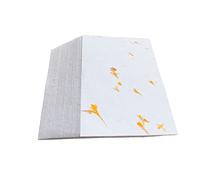 Wanderings Handmade Paper with Real Flower Petal - 4"x6” - Thick 150 GSM - 50 Pack - Ideal for Place Cards, Blank Name Cards for Table Setting, Gift Tags, Invitations, Save the Date, Greeting Cards
