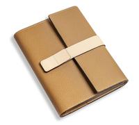 Wanderings Raccoglitore A5 a 6 Anelli in Pelle - Con Tasche Interne | Vera Pelle Pieno Fiore | Planner Non Datato 52 Settimane | Elegante, Ricaricabile e Funzionale