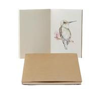 Wanderings Ricariche Carta Acquerello Formato Regular Con Bordi Irregolari Per Taccuino Da Viaggio Ricaricabile - 4,25" x 8,25" / 11x21 cm - 20 Fogli - 300 GSM Ricariche Per Diari E Agende