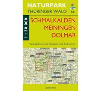 Wanderkarte Schmalkalden, Meinigen, Dolmar: Mit Steinbach-Hallenberg, Schwarza, Benshausen, Fambach, Brotterode-Trusetal, Floh-Seligenthal, ... Skiloipen und Radrouten. Maßstab 1:30.000.: 5