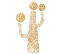 WANDERLUST DECO Cactus decoración de mimbre Natural 28x28x65h cm