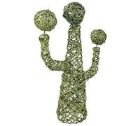 WANDERLUST DECO Cactus decoración de mimbre Verde 28x28x65h cm