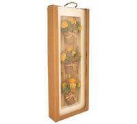 WANDERLUST DECO Mural de macetas Flores secas 20,5x6,5x56