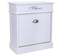 WANDERLUST DECO Zapatero de Madera Blanco 50x28x58