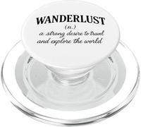 Wanderlust Definizione Viaggi Avventura Explorer Viaggi nel mondo PopSockets PopGrip per MagSafe