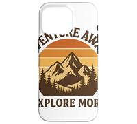 Wanderlust Hiking Explore More Outdoor Donna Uomo Custodia per iPhone 16 Pro