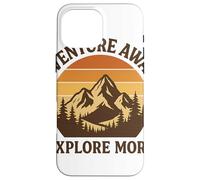 Wanderlust Hiking Explore More Outdoor Donna Uomo Custodia per iPhone 16 Pro Max