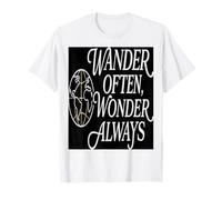 Wanderlust Wander Spesso Wonder Always Maglietta
