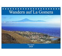 Wandern auf La Gomera (Tischkalender 2026 DIN A5 quer), CALVENDO Monatskalender: Abwechslungsreiche Wanderwege in faszinierender Umgebung
