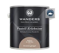 Wanders Pastell Erlebnisse 2,5L - Termitenhügel/Helles Taupe - Pittura da parete ed elegante opaca! Vernice per mobili da cucina e vernice per mobili. Vernice a gesso per legno e altro. Elevata