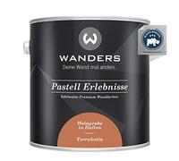 Wanders Pastell Experience, 2,5 l, terracotta/marrone rosso-marrone, pittura da parete, vernice per mobili da cucina, colore gesso per legno e molto altro ancora, ad asciugatura rapida