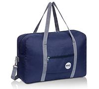 WANDF Foldable Travel Duffel Bag Luggage Sports Gym Water Resistant Nylon