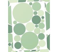 WANDfee Graz Design - Adesivo da parete, motivo a pois, colore: verde pastello