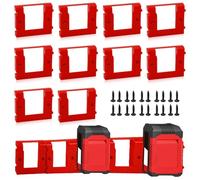 WANDGU 10 supporti per docking a batteria: supporto da parete, supporto per batteria, supporto da parete per batterie Einhell Power X-Change da 18 V per la pulizia e la conservazione di batterie