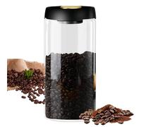 WANDGU 1800ml Barattolo Caffè Ermetico: Contenitore Coffee Vault, Barattolo Caffè, Coffee Vault, con Coperchio Ermetico, Rimuovere l'Aria in Eccesso per Fresco in Chicchi o Macinato