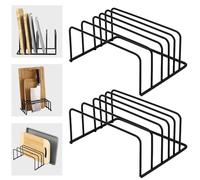 WANDGU 2 pezzi Supporti per taglieri : supporto per utensili da cucina supporto per tagliere, organizer da cucina multifunzionale per cucina