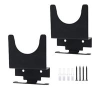 WANDGU 2 supporti per smerigliatrice angolare: supporto per smerigliatrice angolare, montaggio a parete, organizer per attrezzi, gancio per smerigliatrice, taglierino, lucidatore, supporto da parete