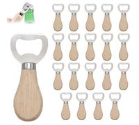 WANDGU 20 apribottiglie in legno: apribottiglie per birra personalizzato, apribottiglie in legno, apribottiglie, divertente, regalo per la festa del papà, birra per casa, attività all'aperto, grande
