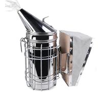 WANDGU Acciaio inossidabile Bee Hive Smoker: api Fumatori Strumenti Accessori per l'apicoltura, Ingegneria delle api Portatile Smoker Attrezzature per apicoltura