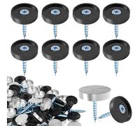 WANDGU Confezione da 100 chiodi sigillanti 3,5 x 25 mm: chiodo con rondelle di tenuta, chiodi di montaggio, bottoni di montaggio con chiodo 25 mm, chiodi in alluminio a nido d'ape per aiuole rialzate