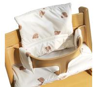 WANDGU Cuscino e Seggiolone Highchair: Cuscini per Sedie Tripp Trapp, Antiscivolo e Seduta Confortevole, Facile da Fissare e da Lavare