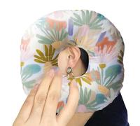 WANDGU Cuscino Piercing Con Foro: Cuscino Donut Per Dormienti Laterali Per Alleviare Il Dolore All'orecchio, Cuscino Per L'orecchio, Cuscino Per Dormienti Laterali, Per Un Sonno (29x29 Cm)