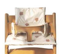 WANDGU Cuscino Seggiolone Highchair: Antiscivolo Cuscino per Seggiolone, Cuscini per Seggiolone per Bambini Stokke Tripp Trapp, Facile da Fissare e da Lavare Seduta Confortevole
