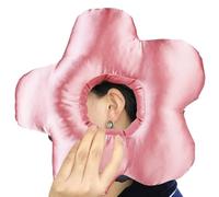 WANDGU Piercing Cuscino con Foro: Rosa Cuscino a Ciambella per Orecchio Contro mal D'orecchio, Cuscino per Chi Dorme sul Fianco, Cuscino per Orecchio per Alleviare il Dolore Nell'orecchio