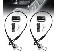 WANDGU Set di 2 accessori antifurto per camper, protezione antifurto per camper, robusta barra di sicurezza in metallo per autobus, furgoni, furgoni