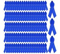 WANDIC 500 spille in raso blu con nastro blu per la sensibilizzazione sul cancro al colon e alla prostata, spille da balia per uomini o donne, 7,5 x 4 cm, Poliestere