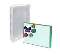 WANDIC Stampo in silicone 3D a forma rettangolare, 1 pezzo stampo in resina epossidica a specchio per esemplari artistici e decorazioni per la casa