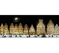 Wandkalender Weihnachtliches Stadtpanorama