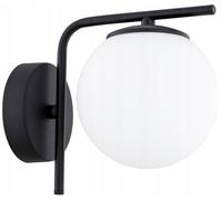 Wandlampe Modern E27 in Vetro Nero Bianco Per Corridoio B:14 cm