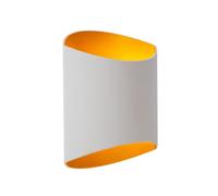 WandlampeUpDownWeißMessingWohnzimmerFlurG9H :18cmWandleuchteEsszimmer