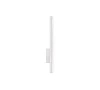 Wandleuchte Applique Metallo H:60 CM Ø 4 CM Stretto Up Down 2x R35 GU10 Bianco