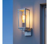 Wandleuchte Außen Bagny Licht-Erlebnisse E27 IP44 Zink Klar