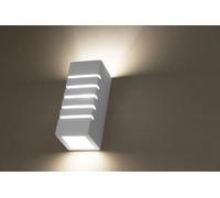 Wandleuchte E27 Gesso Bianco Moderno senza Tempo Interno Corridoio Scala Lampada