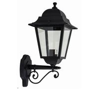 Wandleuchte Esterno Alluminio IP44 Nero Rustico E27 Lampada Terrazza Hof Casa