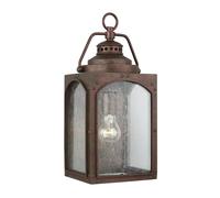 Wandleuchte Esterno IP44 E27 IN Rame Antico Rustico Applique Terrazza Cortile